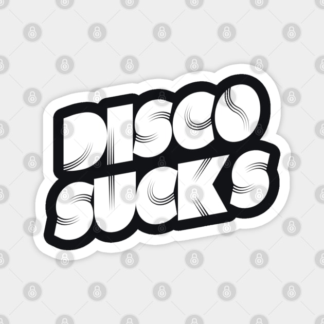 Disco Sucks | Funny 70's disco dancing design | nostalgia gift Magnet by DesignsbyZazz