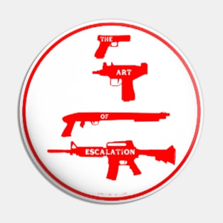 Guns And The Art Of Escalation By Abby Anime(c)(RedDistressed) Pin