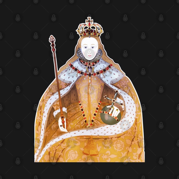 Queen Elizabeth I - historical illustration by vixfx