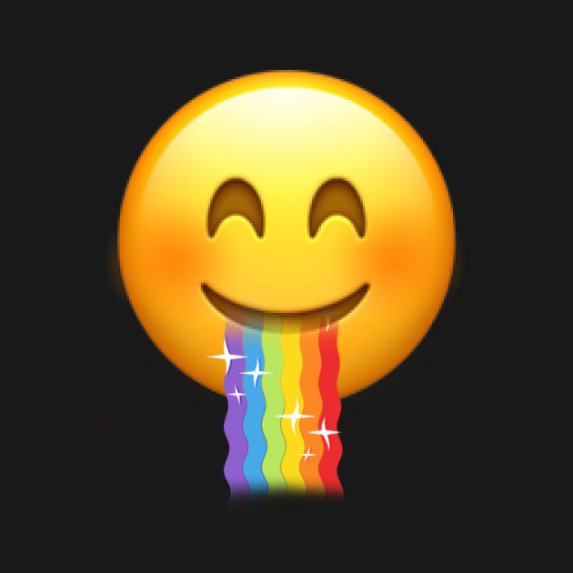 Snapchat Rainbow Filter Emoji Great Gift For Kids Women Man Love