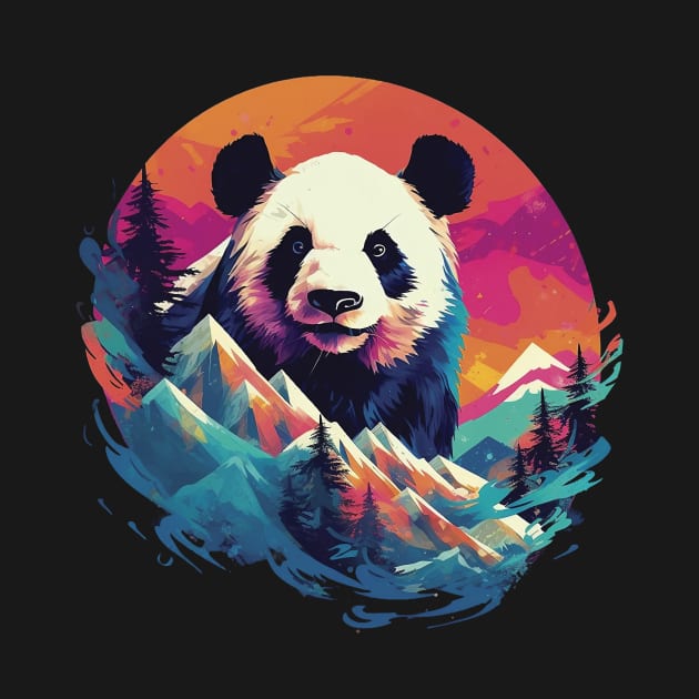 Panda bear by GreenMary Design