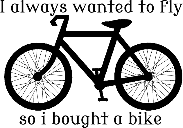 I always Wanted To Fly, So I bought a bike Kids T-Shirt by wanungara