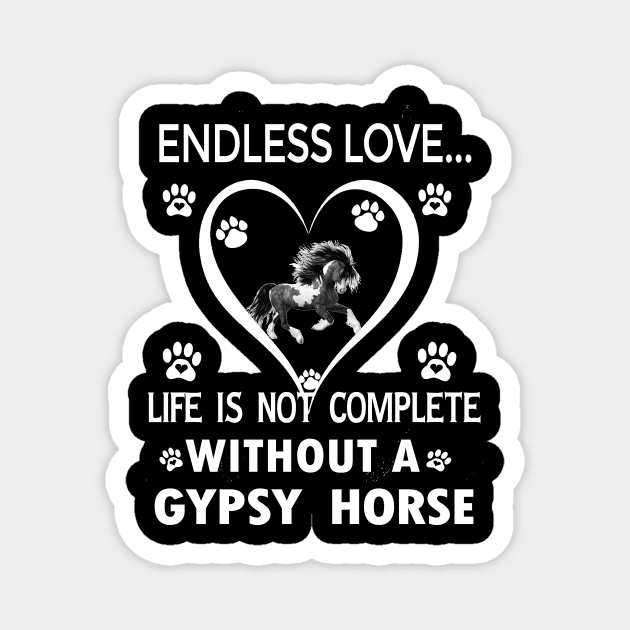 Gypsy Horse Lovers Magnet by bienvaem