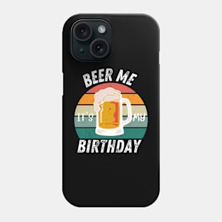 Birthday Beer vintage Party This is my birthday Phone Case