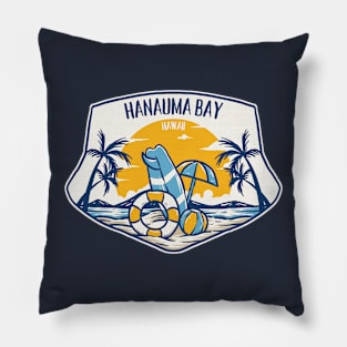 Hanauma Bay Hawaii Pillow