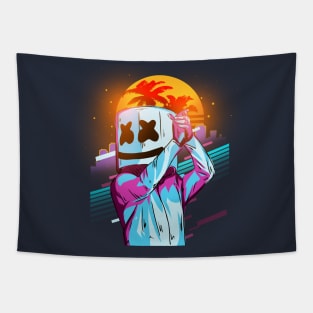 Marshmello Retro Vibe Tapestry