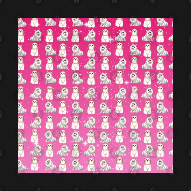 seamless dog pattern by Eric Okore