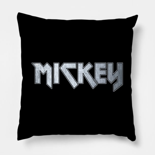 Heavy metal Mickey Pillow by KubikoBakhar