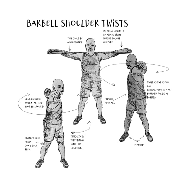 Barbell Shoulder Twist by DiPEGO NOW ENTERTAiNMENT