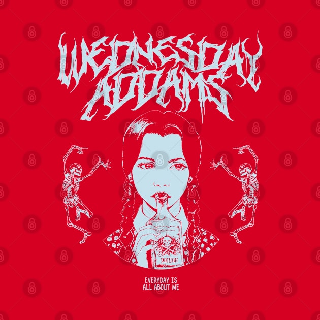 Wednesday Addams Metal by Dayat The Thunder