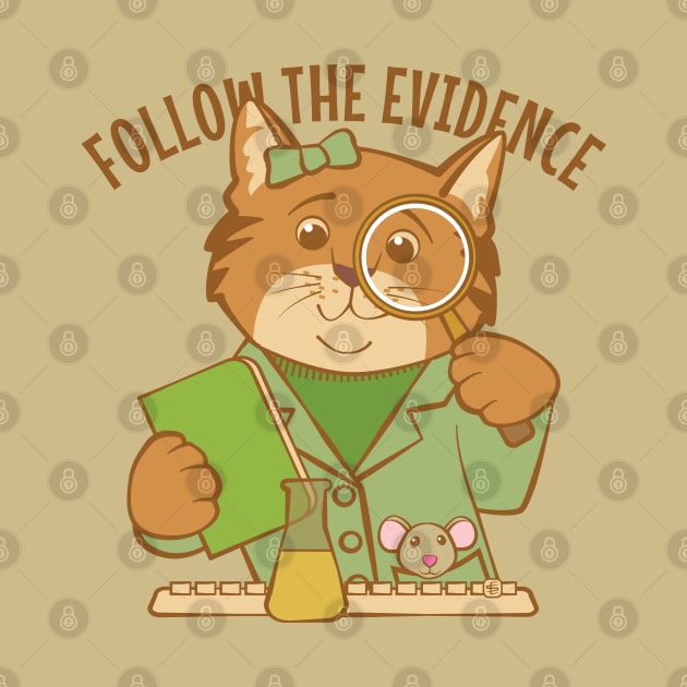 Follow the Evidence Science Cat by Sue Cervenka