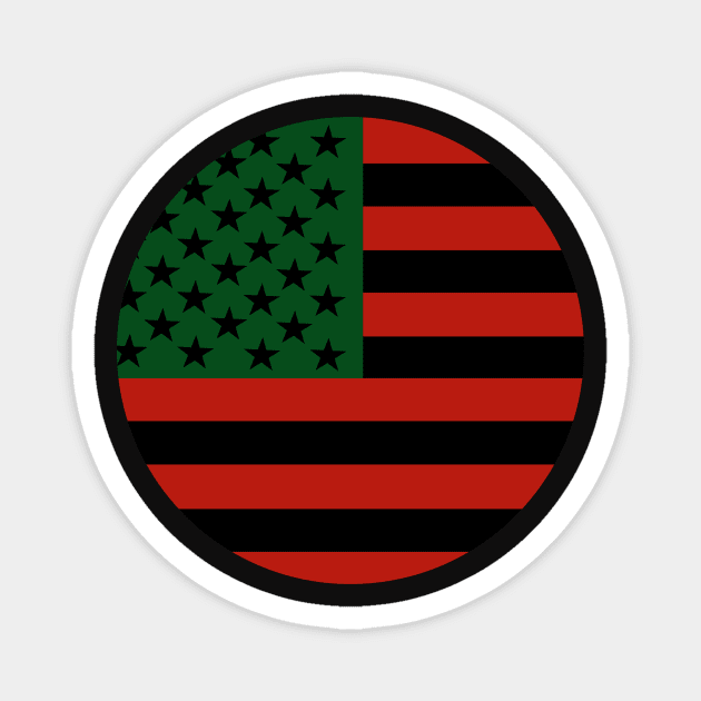 African-American Flag Magnet by GRAND CRU