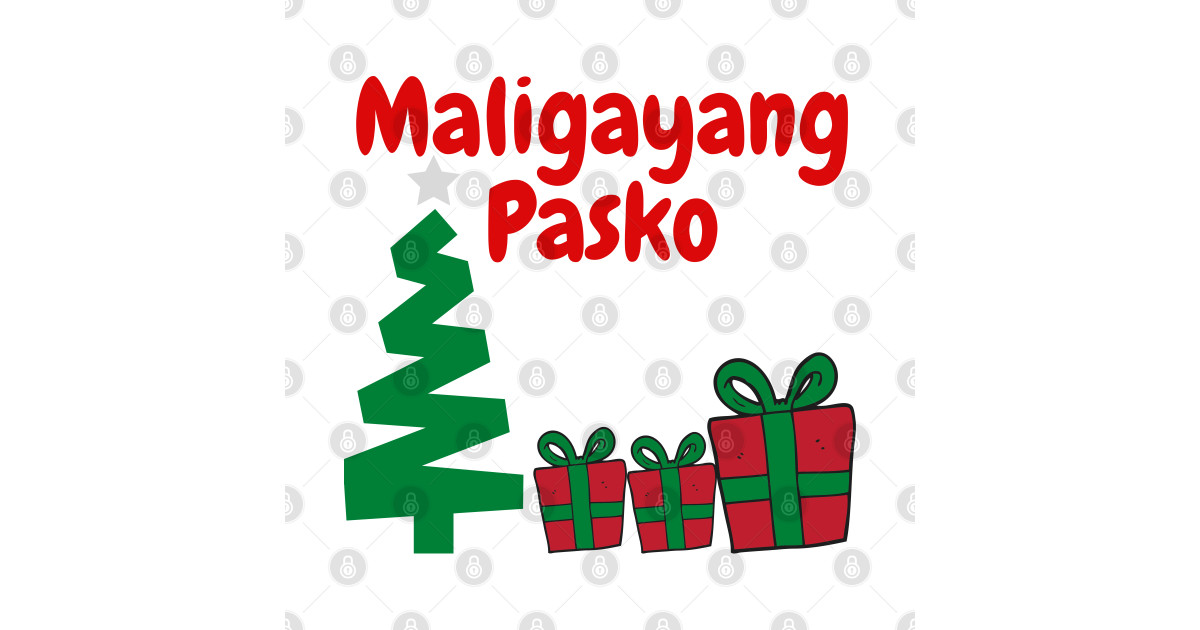 maligayang pasko - Maligayang Pasko - Hoodie | TeePublic