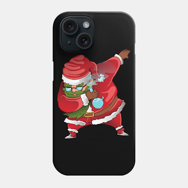 cool santa style merry christmas Phone Case by piggybankstudio