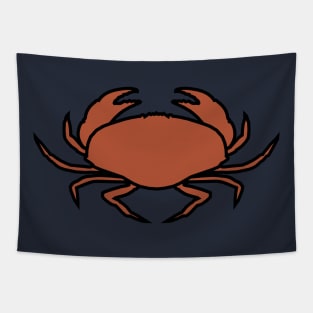 Maine Jonah Crab Drawing Tapestry