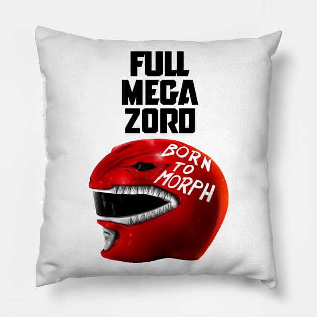 Full Megazord Helmet-Born To Morph Pillow by liamMarone