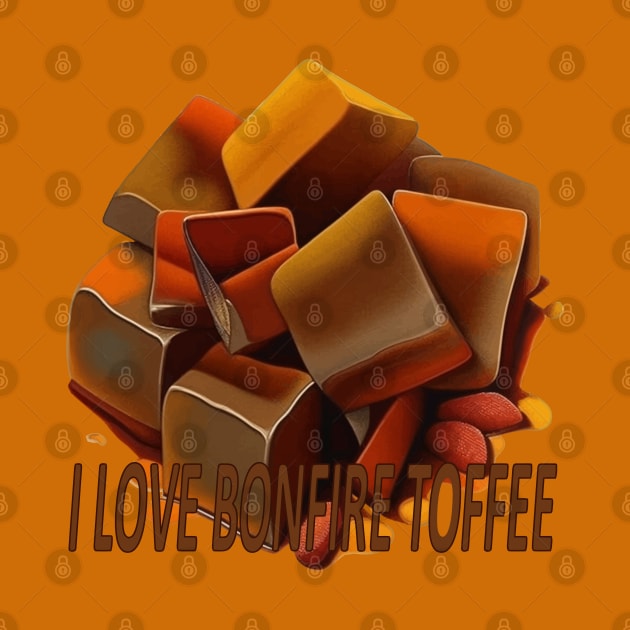 I Love Bonfire Toffee Quote by taiche