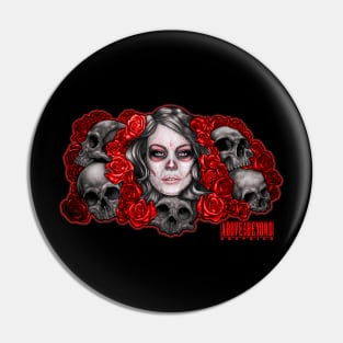 Bed of Red Roses Pin