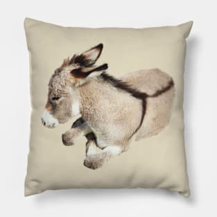 Wild burro, donkey, wildlife, Cutie Pie Pillow