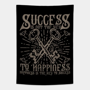 Success Key To Happiness Tapestry