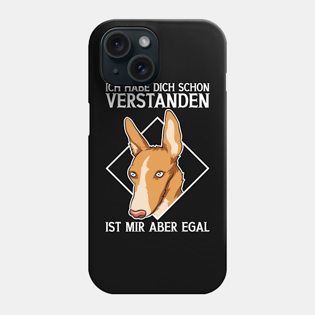 Podenco woman dogs mom gift Phone Case by QQdesigns