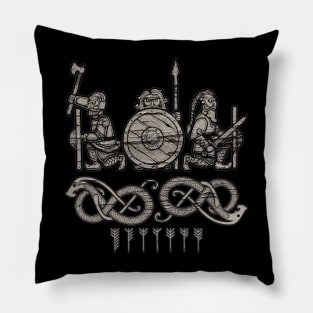 Danheim Viking Warriors Logo Pillow