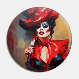 Drag Queen Ripper Pin