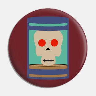 Skull Jar Pin