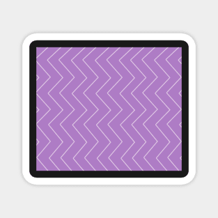 Abstract zigzag - purple. Magnet