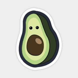 Poke face - funny avacado Magnet