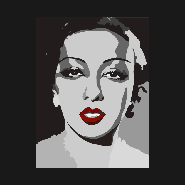 Josephine Baker Portrait by UsuallyUnusual