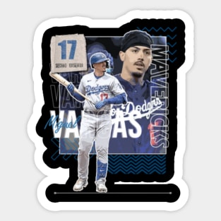 Miguel Vargas baseball Paper Poster Dodgers 6 - Miguel Vargas Mlb Baseball  - T-Shirt