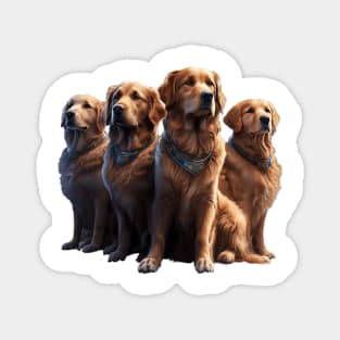 Golden Retriever Lilly Magnet