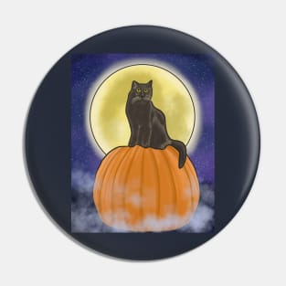 Halloween Cat Pin