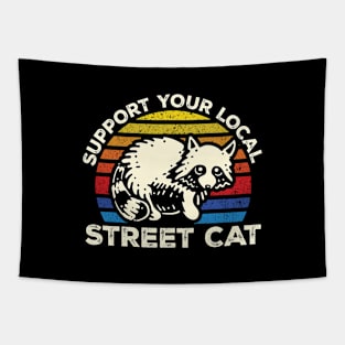 Support You Local Street Cat Tapestry