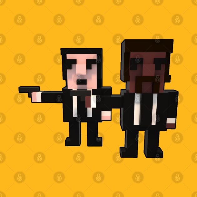 Pixel Pulp Fiction by dankdesigns