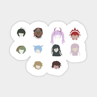 danganronpa another episode cast minimalistic Magnet