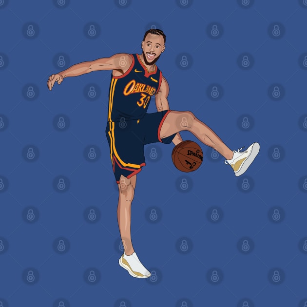 Steph Curry Golden State Warriors by xavierjfong