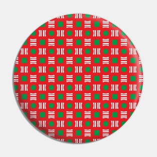 Christmas geometric pattern Pin