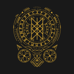 Web of Wyrd | Norse Pagan Symbol T-Shirt