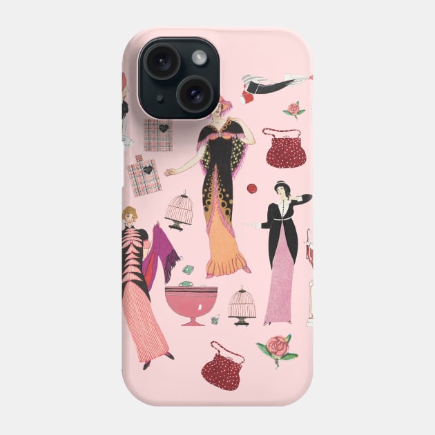 Vintage Fashion Style Classy Illustration Phone Case by thecolddots