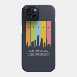 skyline city of san francisco Phone Case