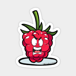 Angry Raspberry Magnet