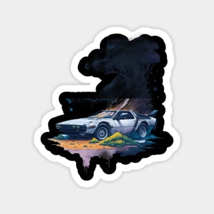 Summer Art DMC DeLorean Magnet