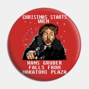 Christmas Starts When - Die Hard Pin