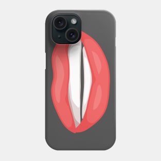 Smiling Red Lips Phone Case