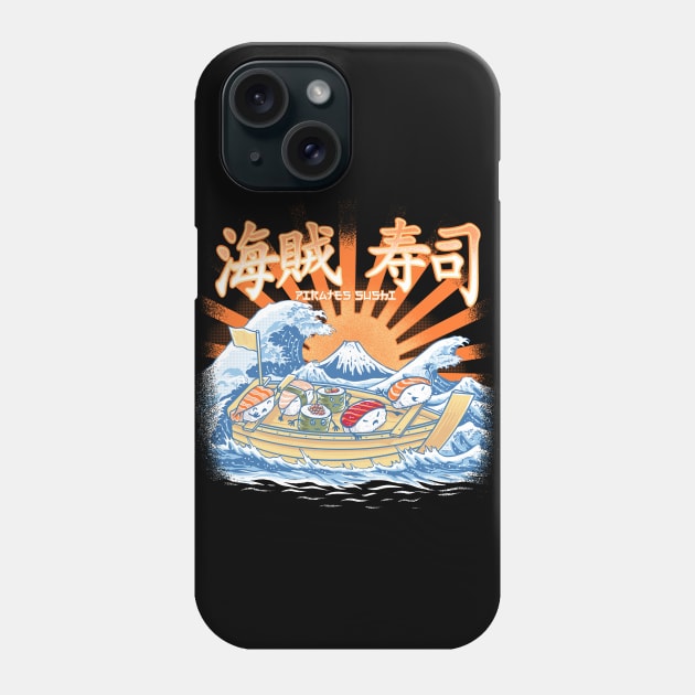 pirates sushi off kanagawa Phone Case by polkadothero