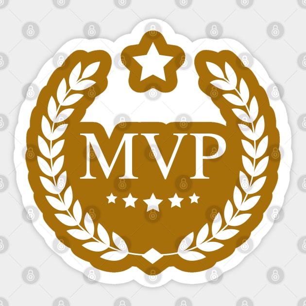 MVP Most Valuable Player: Soccer Ball Trophy Sticker by jorgechubuter