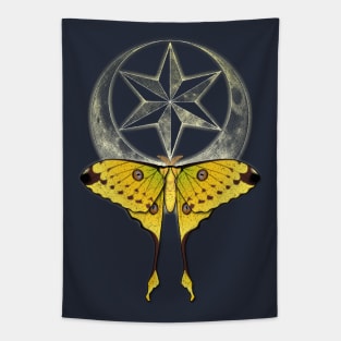 Madagascar Moon Moth - Yellow Tapestry