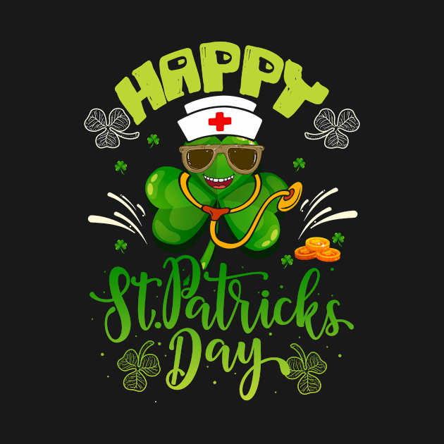 Nurse Shamrock EMT Irish St Patricks Day Nursing Medical Fun by Norine Linan 